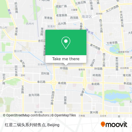 红星二锅头系列销售点 map
