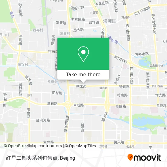 红星二锅头系列销售点 map