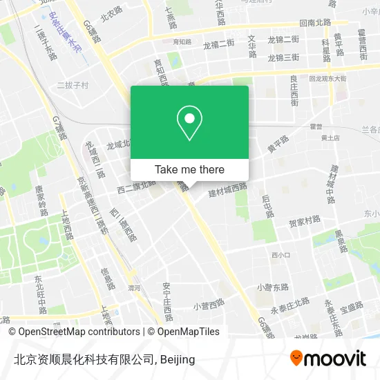 北京资顺晨化科技有限公司 map