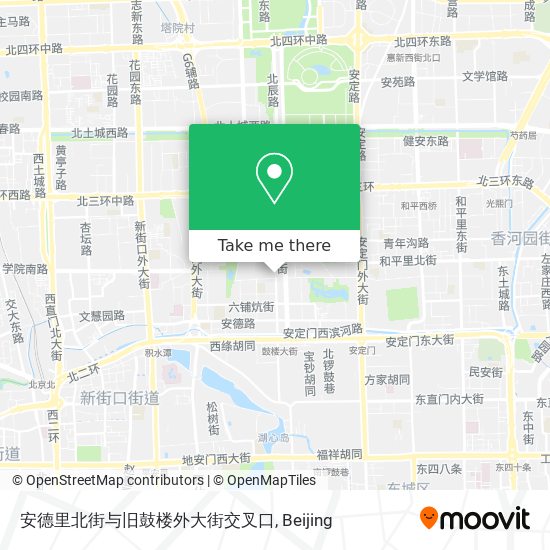 安德里北街与旧鼓楼外大街交叉口 map