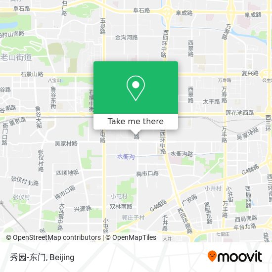 秀园-东门 map