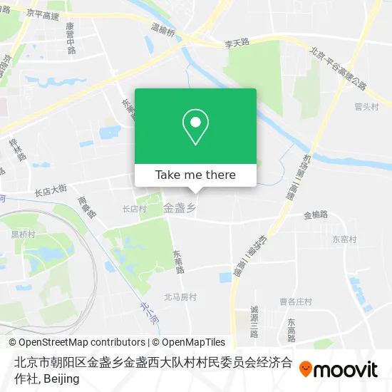 北京市朝阳区金盏乡金盏西大队村村民委员会经济合作社 map
