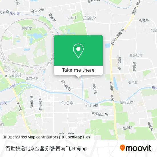 百世快递北京金盏分部-西南门 map