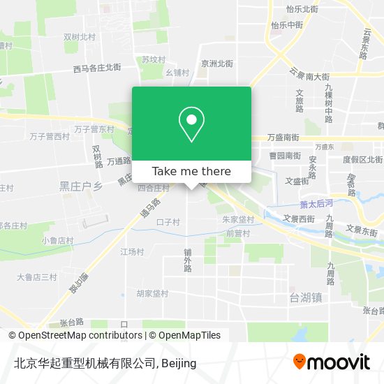 北京华起重型机械有限公司 map