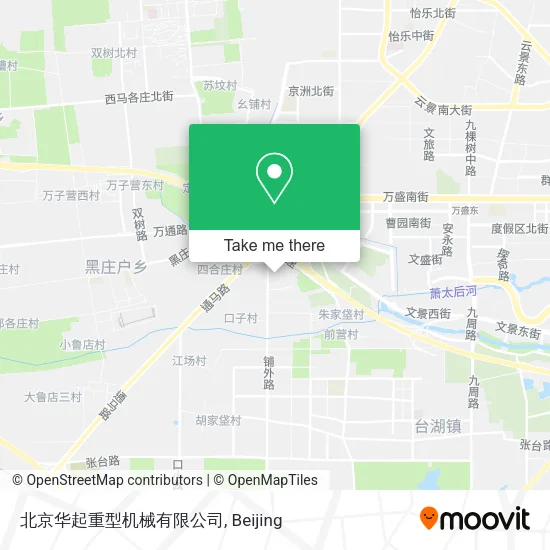 北京华起重型机械有限公司 map