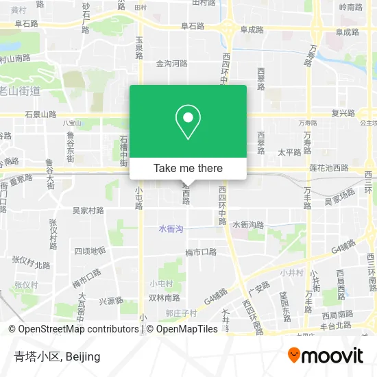 青塔小区 map