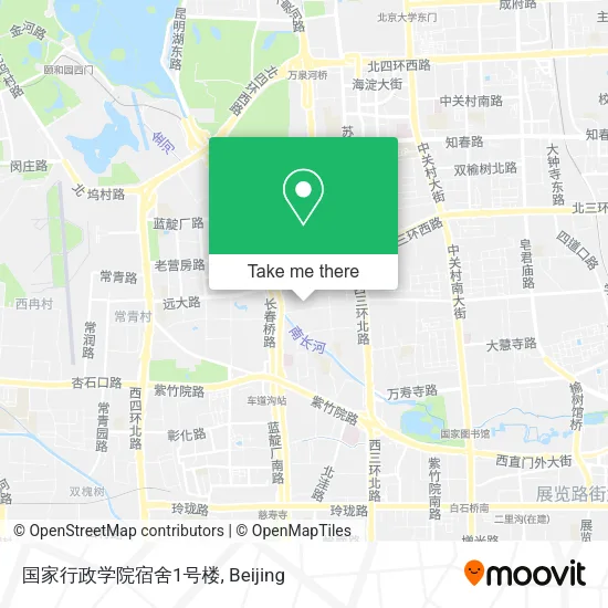 国家行政学院宿舍1号楼 map