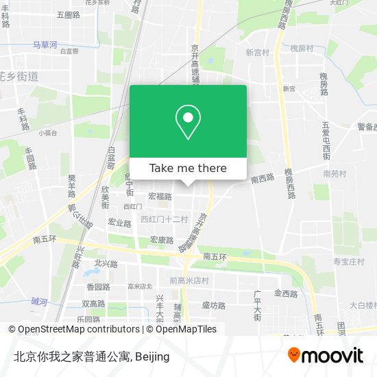 北京你我之家普通公寓 map