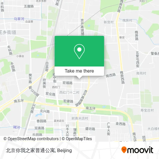 北京你我之家普通公寓 map