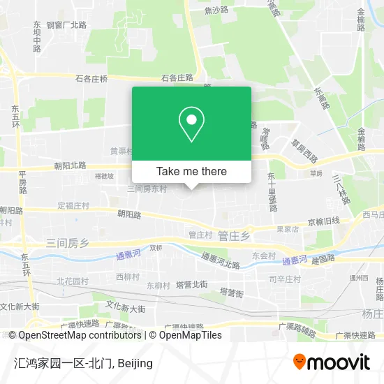 汇鸿家园一区-北门 map