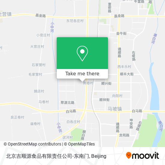 北京吉顺源食品有限责任公司-东南门 map