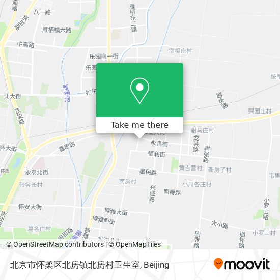 北京市怀柔区北房镇北房村卫生室 map