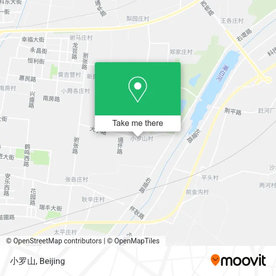 小罗山 map