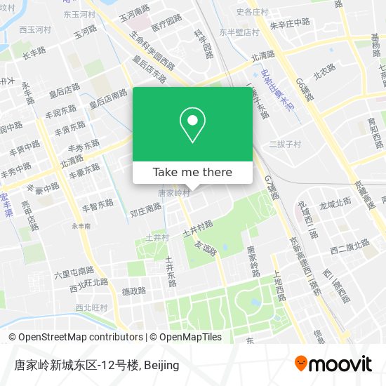 唐家岭新城东区-12号楼 map