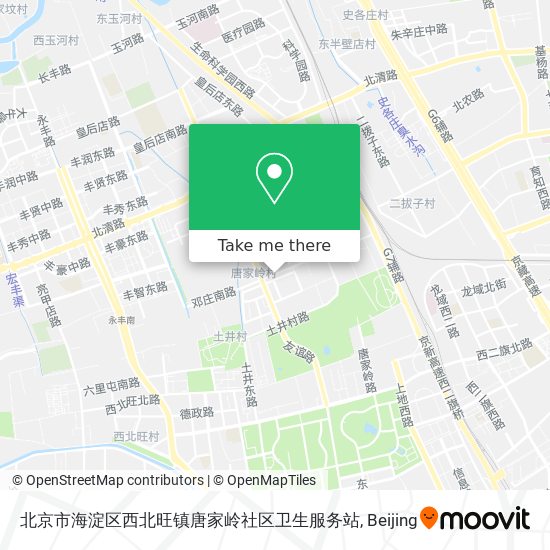 北京市海淀区西北旺镇唐家岭社区卫生服务站 map