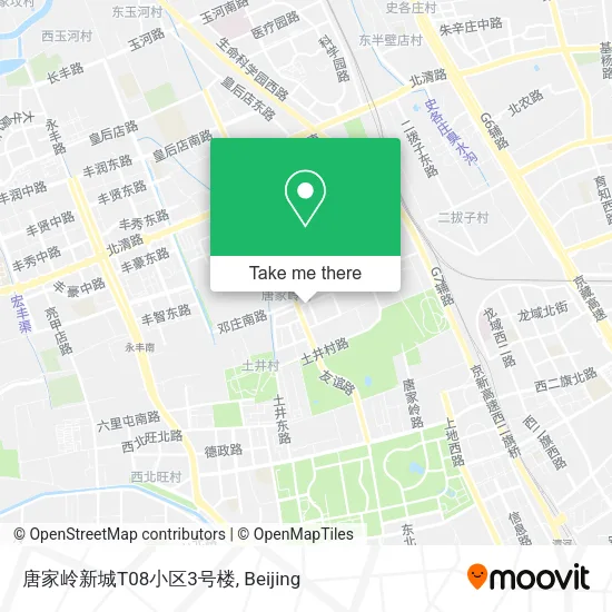 唐家岭新城T08小区3号楼 map