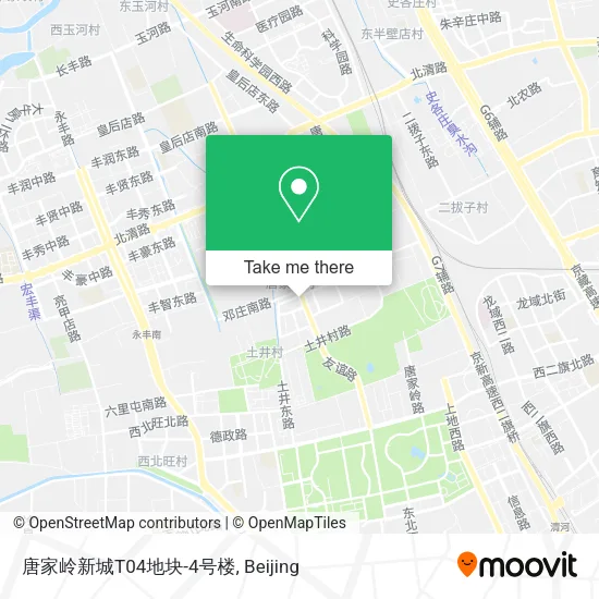 唐家岭新城T04地块-4号楼 map