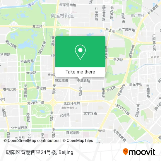 朝阳区育慧西里24号楼 map