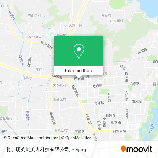 北京现英剑美齿科技有限公司 map