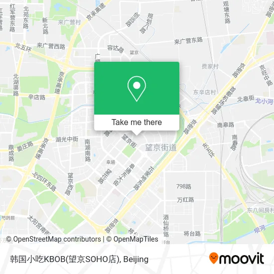 韩国小吃KBOB(望京SOHO店) map