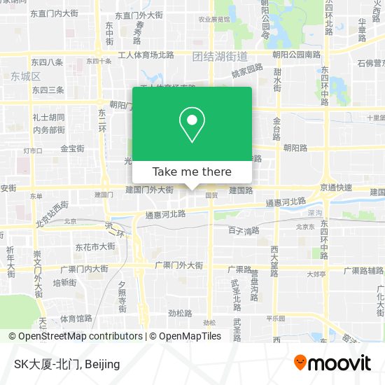 SK大厦-北门 map