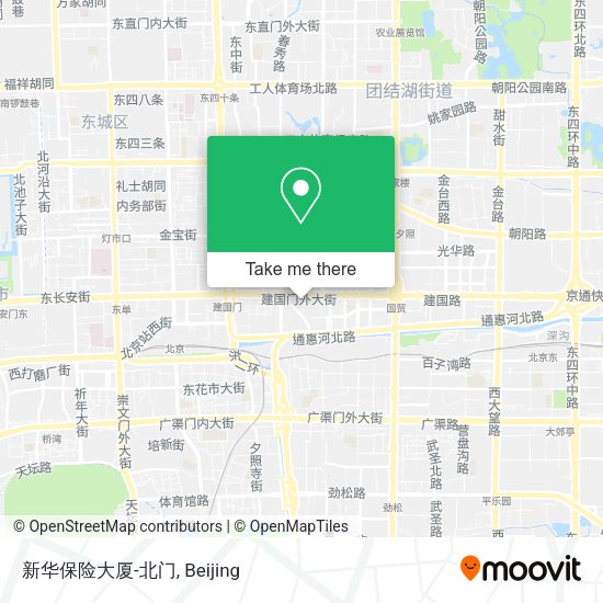 新华保险大厦-北门 map