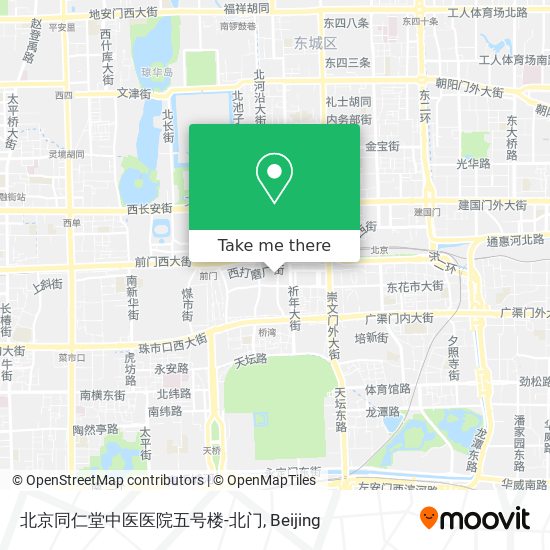 北京同仁堂中医医院五号楼-北门 map