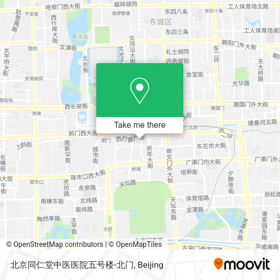 北京同仁堂中医医院五号楼-北门 map