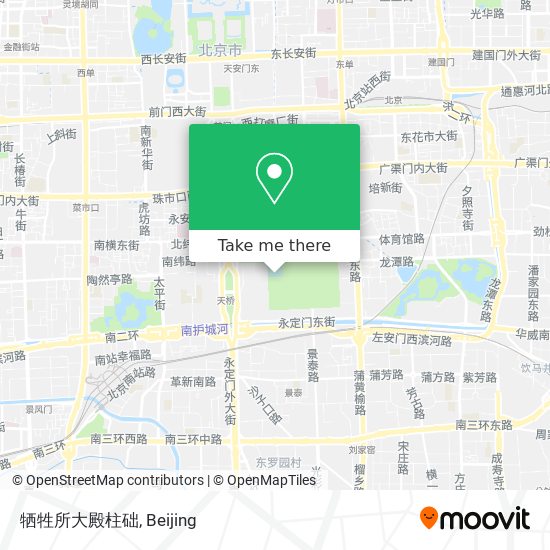 牺牲所大殿柱础 map