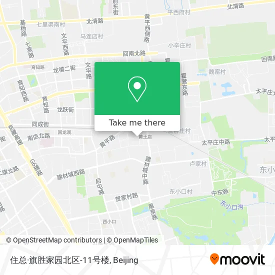 住总·旗胜家园北区-11号楼 map