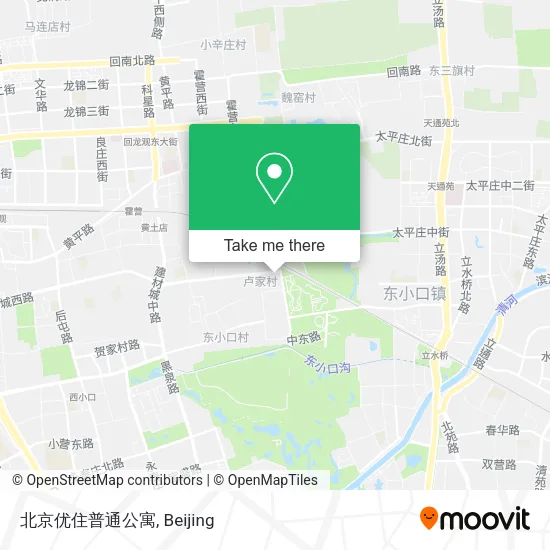 北京优住普通公寓 map
