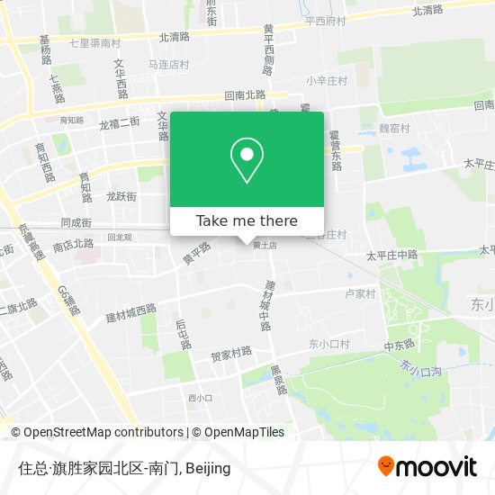 住总·旗胜家园北区-南门 map