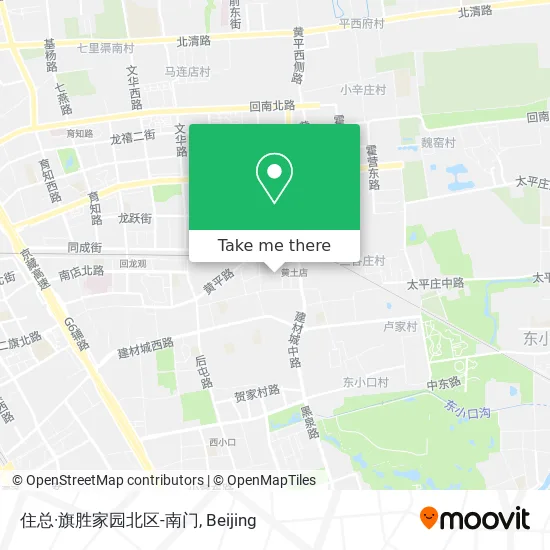 住总·旗胜家园北区-南门 map