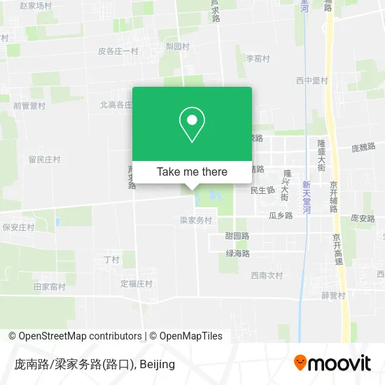 庞南路/梁家务路(路口) map