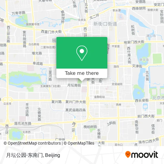 月坛公园-东南门 map