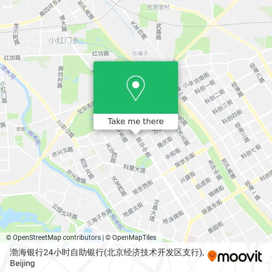 渤海银行24小时自助银行(北京经济技术开发区支行) map