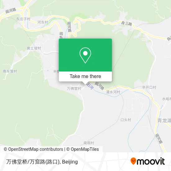 万佛堂桥/万窟路(路口) map