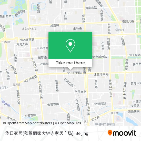 华日家居(蓝景丽家大钟寺家居广场) map
