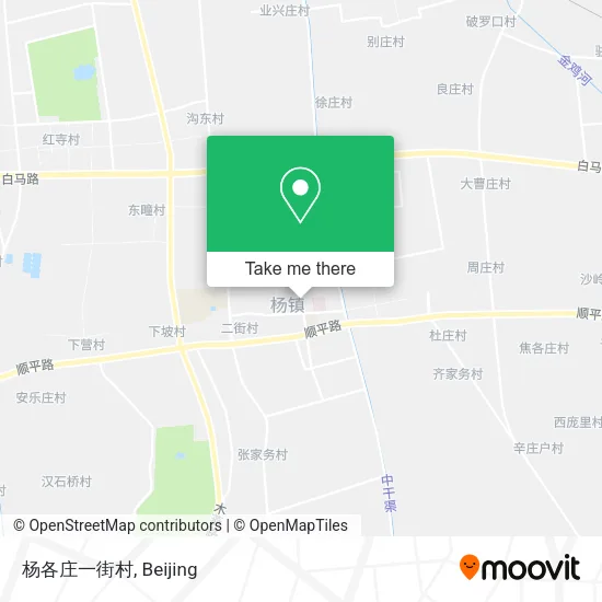 杨各庄一街村 map