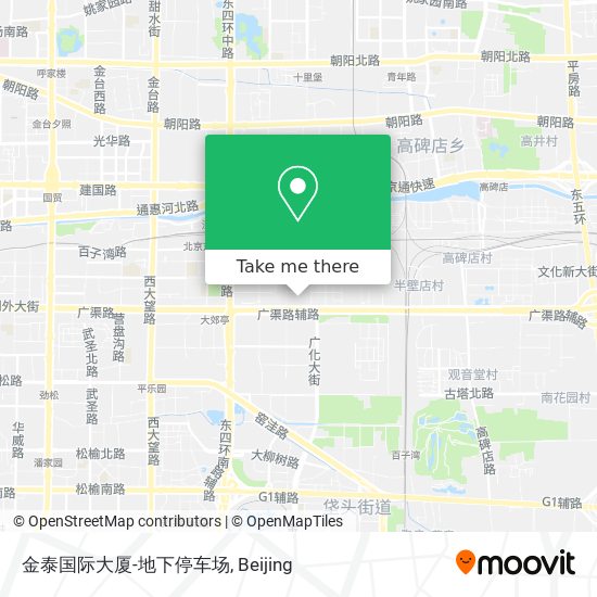 金泰国际大厦-地下停车场 map