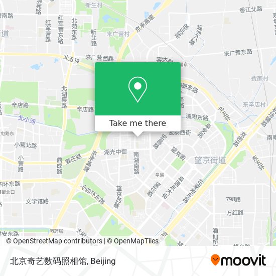 北京奇艺数码照相馆 map