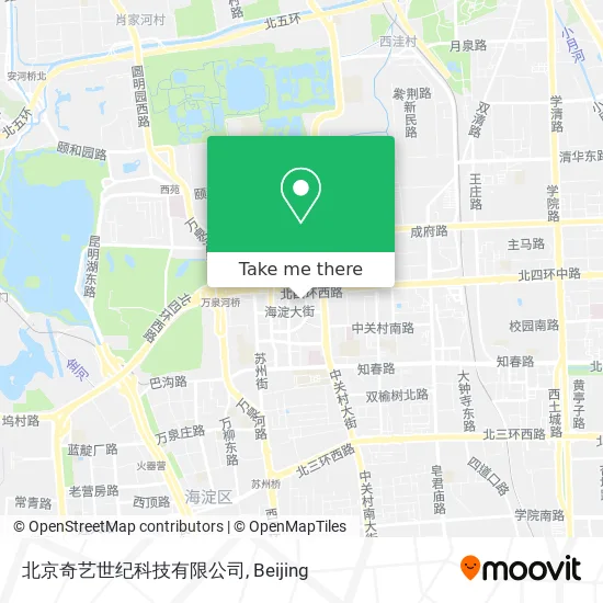 北京奇艺世纪科技有限公司 map