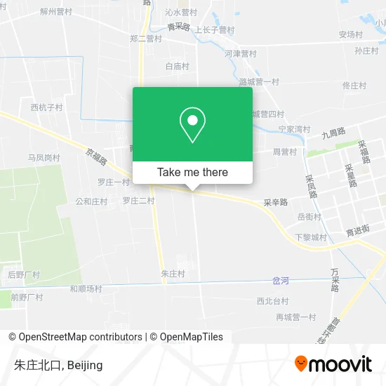 朱庄北口 map