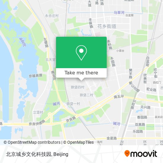 北京城乡文化科技园 map