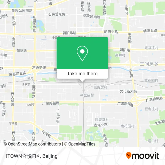 ITOWN合悦F区 map