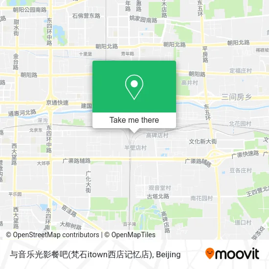 与音乐光影餐吧(梵石itown西店记忆店) map
