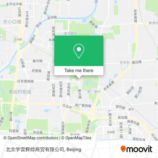 北京学雷辉煌商贸有限公司 map