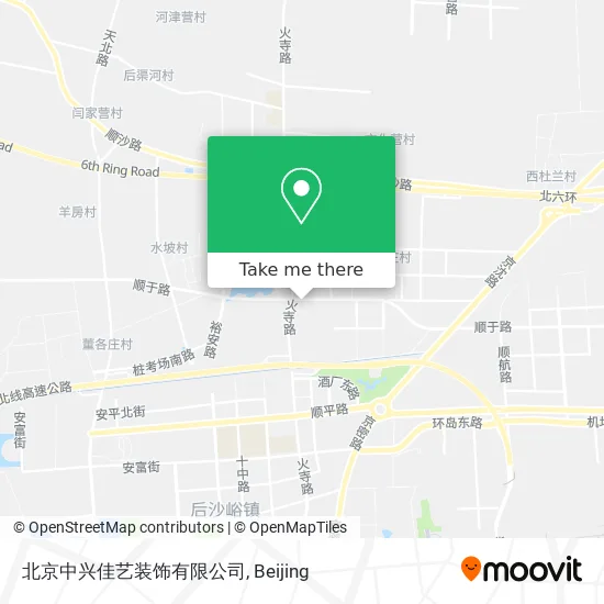 北京中兴佳艺装饰有限公司 map