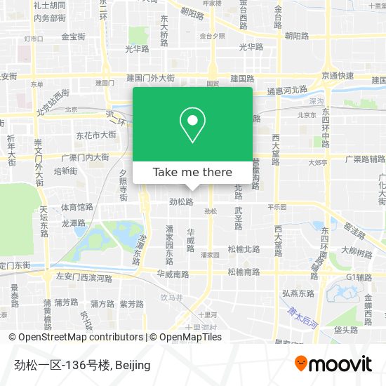 劲松一区-136号楼 map