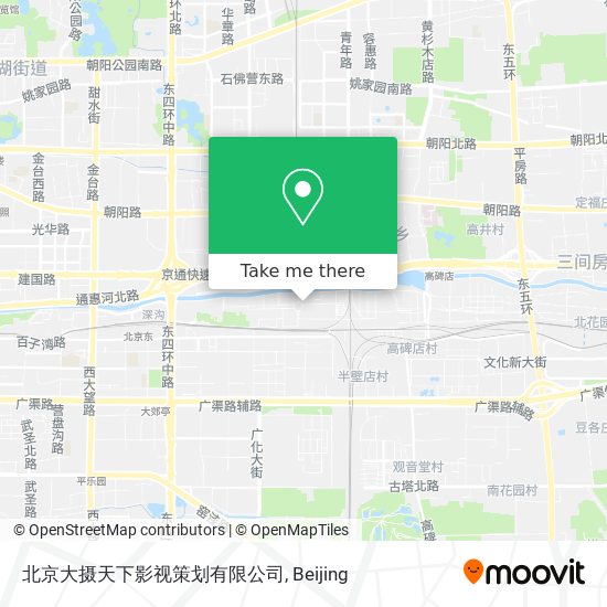 北京大摄天下影视策划有限公司 map